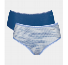 Go High Waist briefs Organic Cotton by Sloggi twin pack 