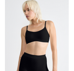 Go Daily Crop Top (Organic Cotton) Black