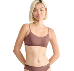 Go Daily Crop Top (Organic Cotton) Cacao Pink