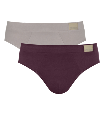 Go Natural Mini/Midi Brief - 2 pack (Organic Cotton)