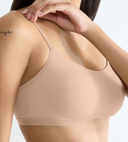 Go Daily Crop Top (Organic Cotton) Beige