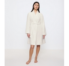 Dressing Gown Silk White