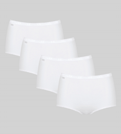Basic+ Maxi 4 Pack (White)