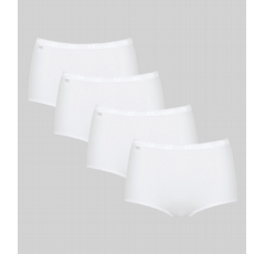 Basic+ Maxi 4 Pack (White)