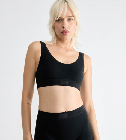 Double Comfort Crop TOP (Black)