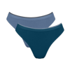 Go Sense High Leg 2 Pack - Teal/Blue