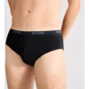 Mens Basic Midi Twin Pack - Black