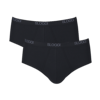 Mens Basic Midi Twin Pack - Black