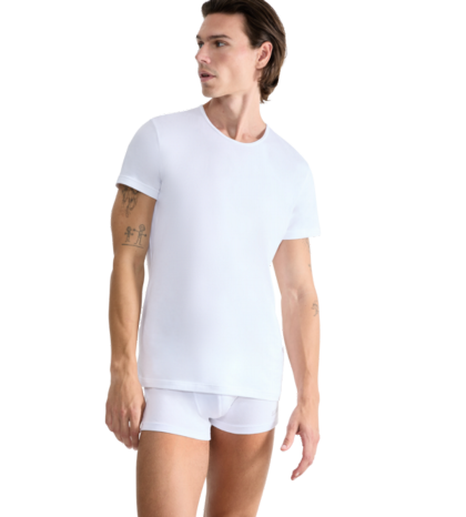 24/7 Mens Shirt Short Sleeves -2 pack - White