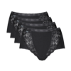 Chic Maxi Cotton 4 Pack - Black