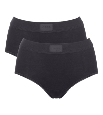 Double Comfort Maxi - 2 Pairs - Black