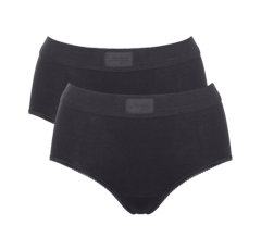 Double Comfort Maxi - 2 Pairs - Black