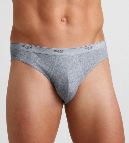 Mens Basic Mini Twin Pack - Grey