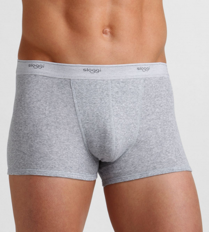 Mens Basic Short Twin Pack - Grey