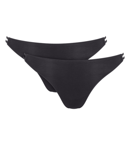 Ulitmate Glam String - 2 pairs - Black