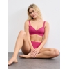 Zero Feel Bliss Up T-Shirt Bra - Berry