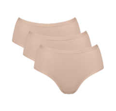 Go Daily Midi - 3 Pack - Beige 