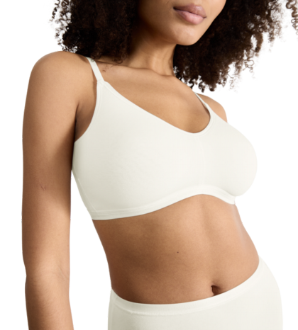 Go Daily Soft Bra - Silky White - pale cream 