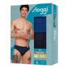 Go Natural Brief - 2 pack - Blue/Black