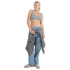 Go Sense Crop Top - Crome Grey