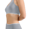 Go Sense Crop Top - Crome Grey