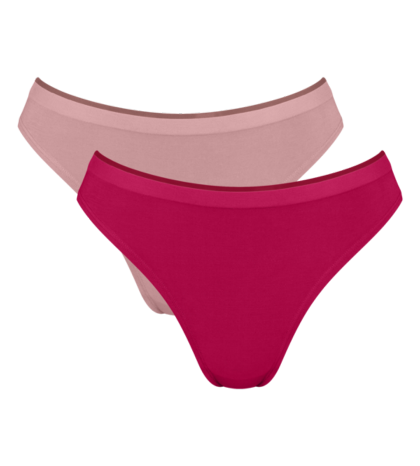 Go Sense High Leg - 2 Pack - Pink/Rose