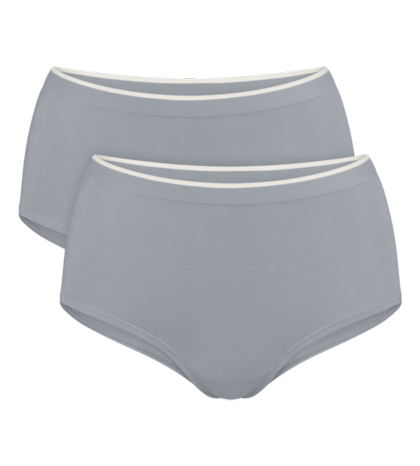 Go Sense High Waist - 2 Pack - Crome Grey