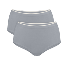 Go Sense High Waist - 2 Pack - Crome Grey