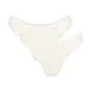 Go Sense Tanga - 2 Pack - Silk White